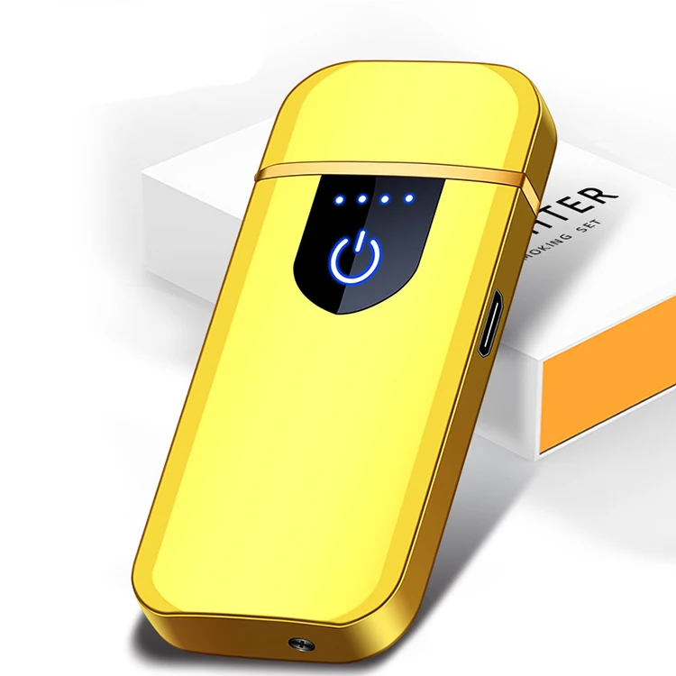 Новинка 2022 роскошная ветрозащитная usb-зажигалка премиум класса на заказ Электронная электрическая для