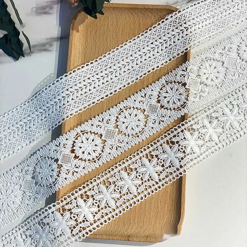 High Quality Embroidered Bilateral Openwork Water-Soluble Lace Lolita Neckline Lace