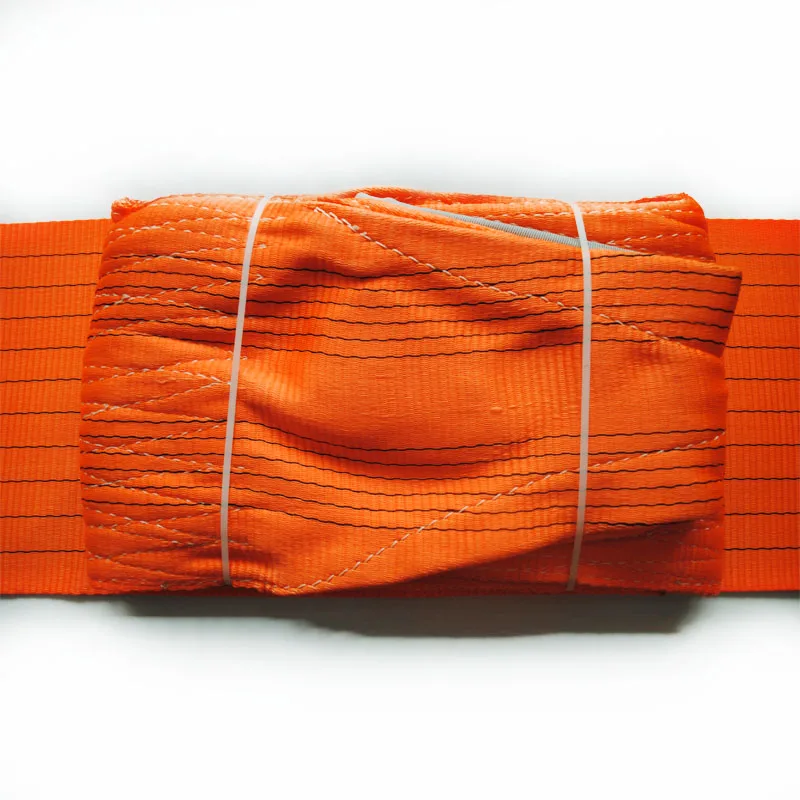 Double Layers Two Eyes Flat Webbing Sling 7: 1 (10T) with good price and yarn offered by ourselves group