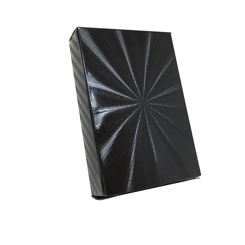 GS-18179 Black Foil Playing Cards Color Printing PET Plastic Poker Cards