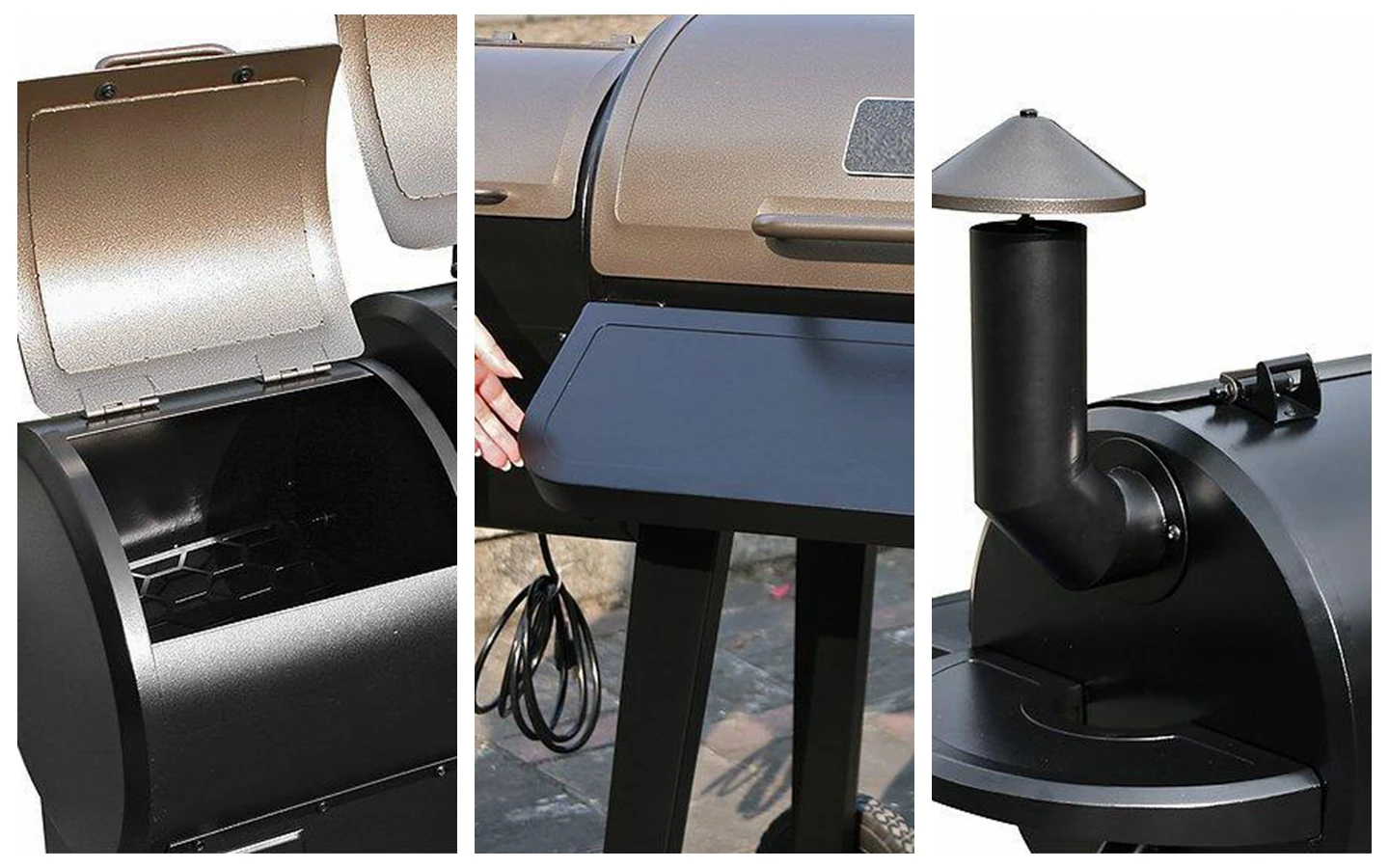 Garden Bbq Grills Restaurant Outdoor Patio Backyard Home Meat Cooker Smoker Charcoal Barbecue Grill