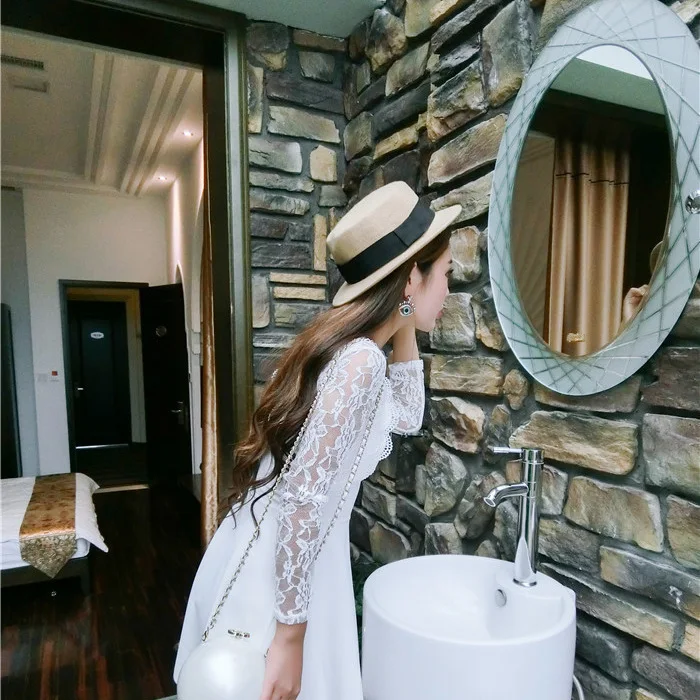 A479 Winter Autumn Simulation Woolen Women Men Ladies Fedoras Top Jazz European American Round Bowler Hats