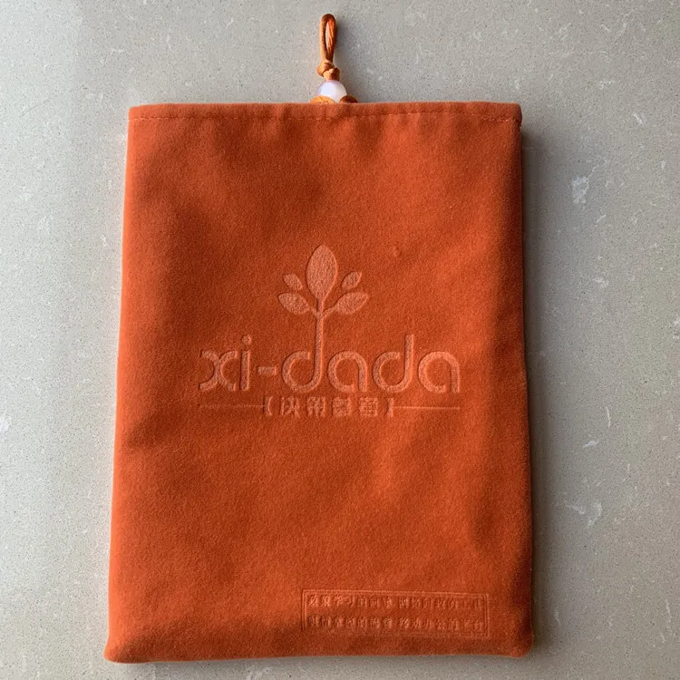 Wholesale custom logo mobile phone bags phone cases package pouches mobile pouch velvet drawstring pouch