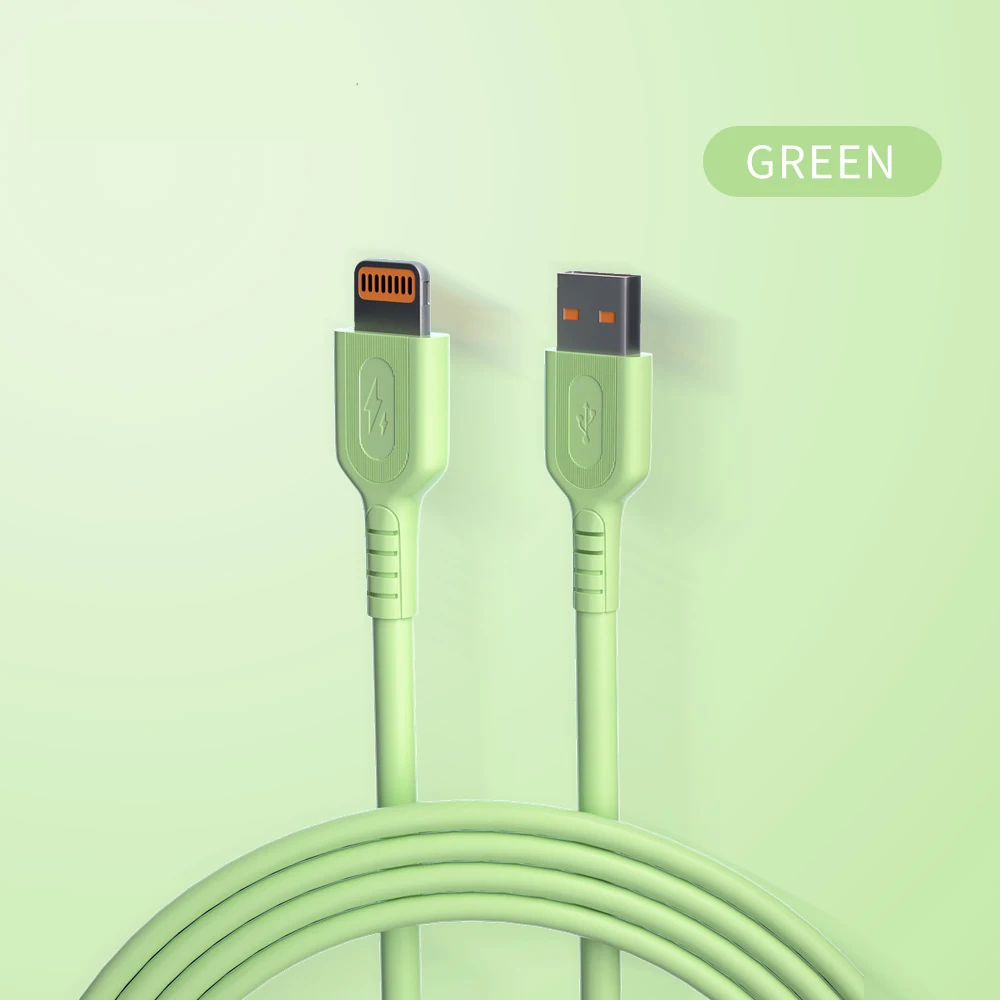 Candy Colors Android Micro Usb Cable Liquid Soft Rubber Thicker Copper Wire Fast Charging Data Cable Black/white