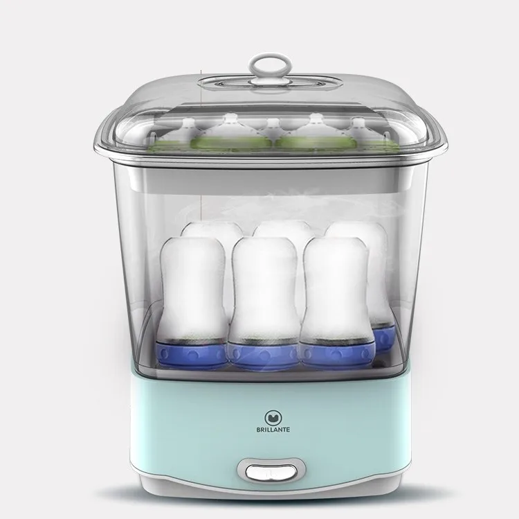 
Portable Steam Dryer Nipples Milk Glass Cup Storage Container Baby Toy Pacifier Pet Bottle Sterilizer 