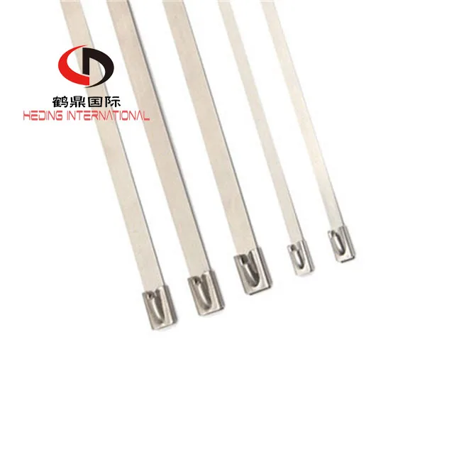 HDBGZD 12*150MM-12*1500MM 304Stainless steel /marine self-locking/metal/ label/cable/bridge tie