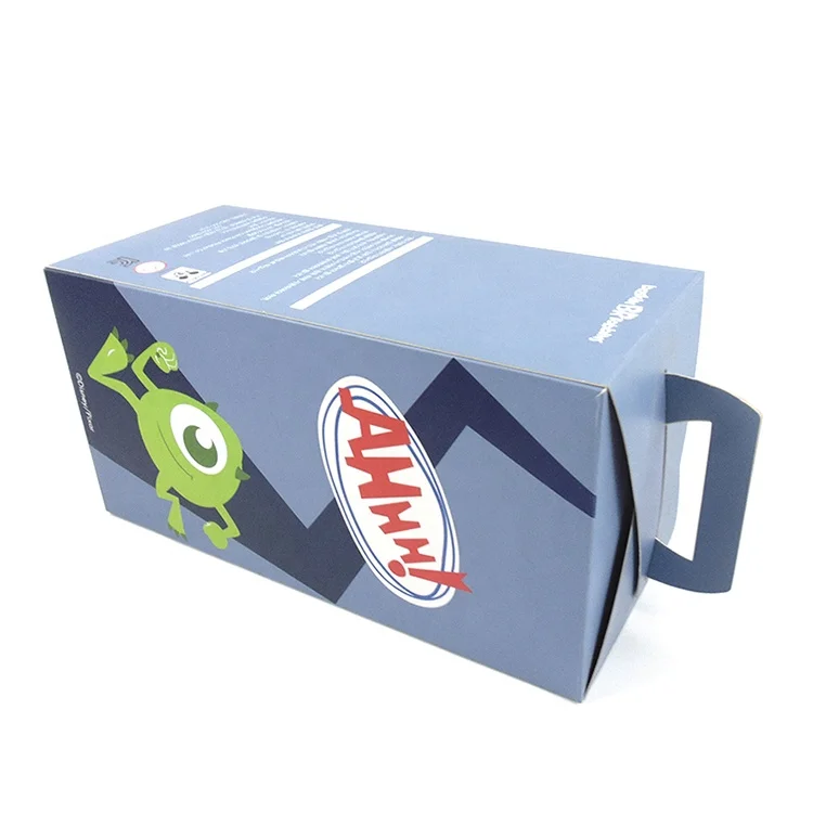 Оптовая продажа бумажная коробка на заказ Подарочная прозрачная складная из ПВХ с окошком для плюшевых игрушек кукол