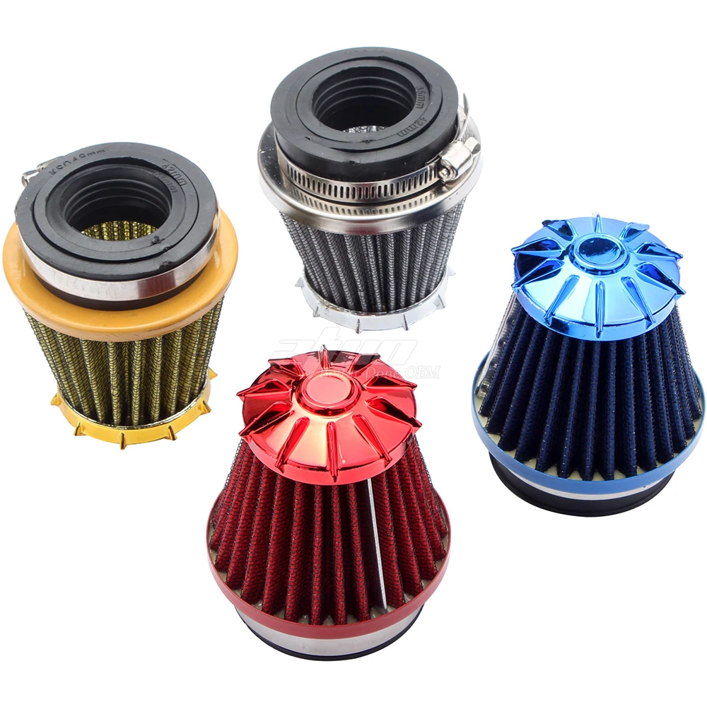 35MM 42MM 48MM Air Filter Fit For 50CC - 250CC Pit Dirt Bike Motorcycle ATV 4 Wheel GY6 Scooter