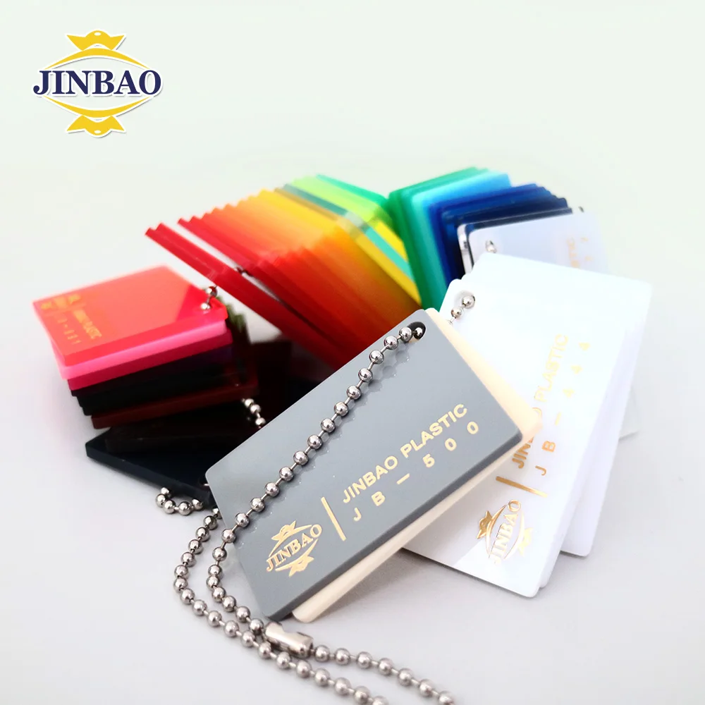 JINBAO Hot Sale China factory wholesale high clear transparent colored anti static acrylic letters  board sheet