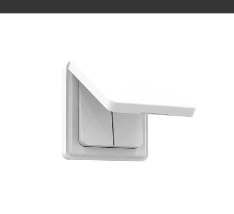 Caravan Accessories 16A 250V 2 Gang 1 Way Electric Switch 65*65mm RV Interior Parts