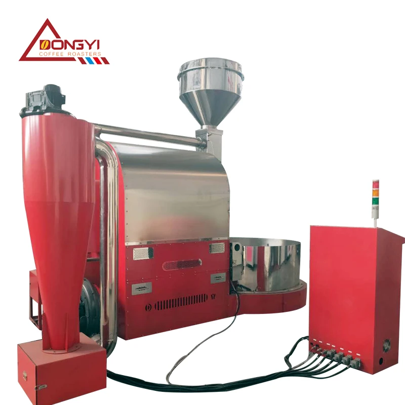 200kg 60kg 30kg 20kg 15kg 6kg 3kg 2kg 1kg Professional Coffee Roaster machine with Hot Air Roasting system and Destoner