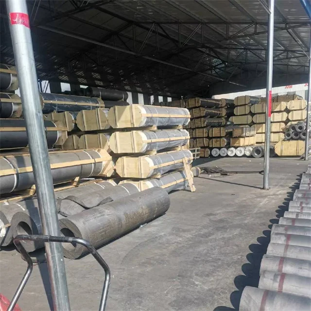 Top manufacture high powder graphite electrode regular powder electrode factory price for electric arc furnace Custom processing