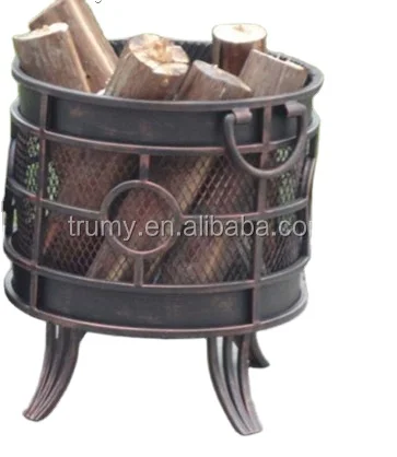 Round  outdoor fire pit