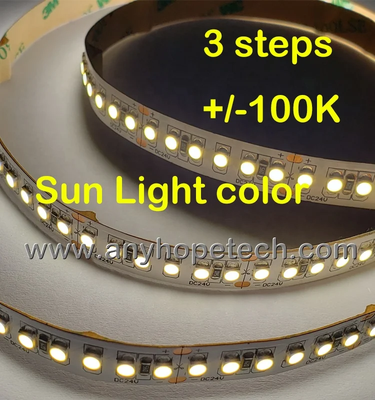 one bin 3 steps CRI 95 CRI 97 CRI 98 R9>98 Full Spectrum LED strip Sunlight led light UL Listed 5 years warranty