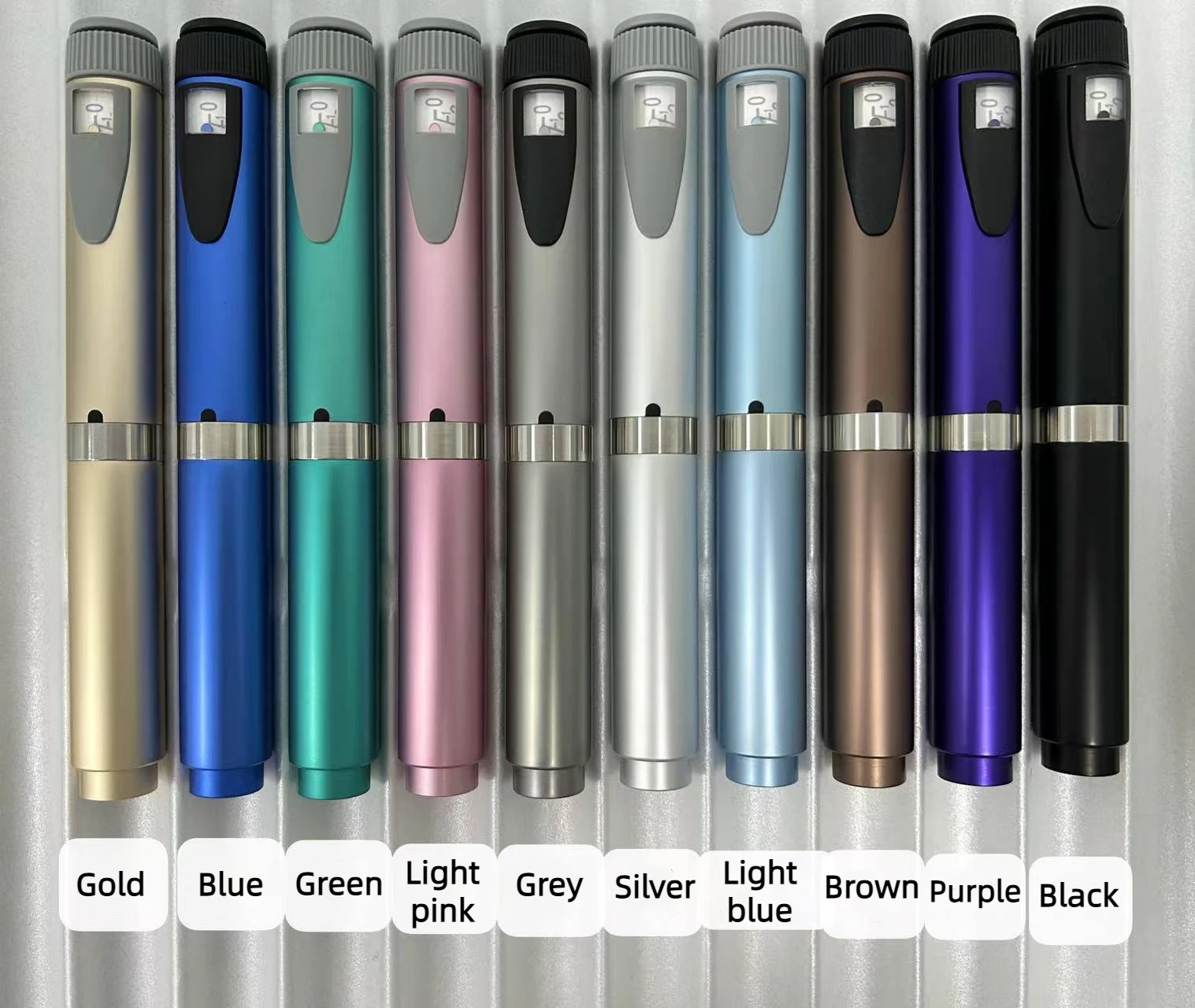 Different Colors mutil-use  plastic or metal  3ml Cartridge Bottle Magic Pen Auto Injection Pens Injector