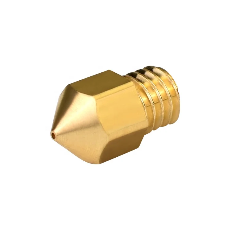 
OEM Precision Turned Component 3D Printers Filament Head Brass Nozzles 
