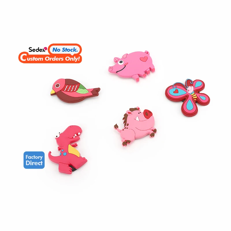 OEM ODM Cute 2D 3D Rubber Fridge Magnet Customised Wholesale Funny Magnetic PVC Refrigerator Magnets For Toddlers