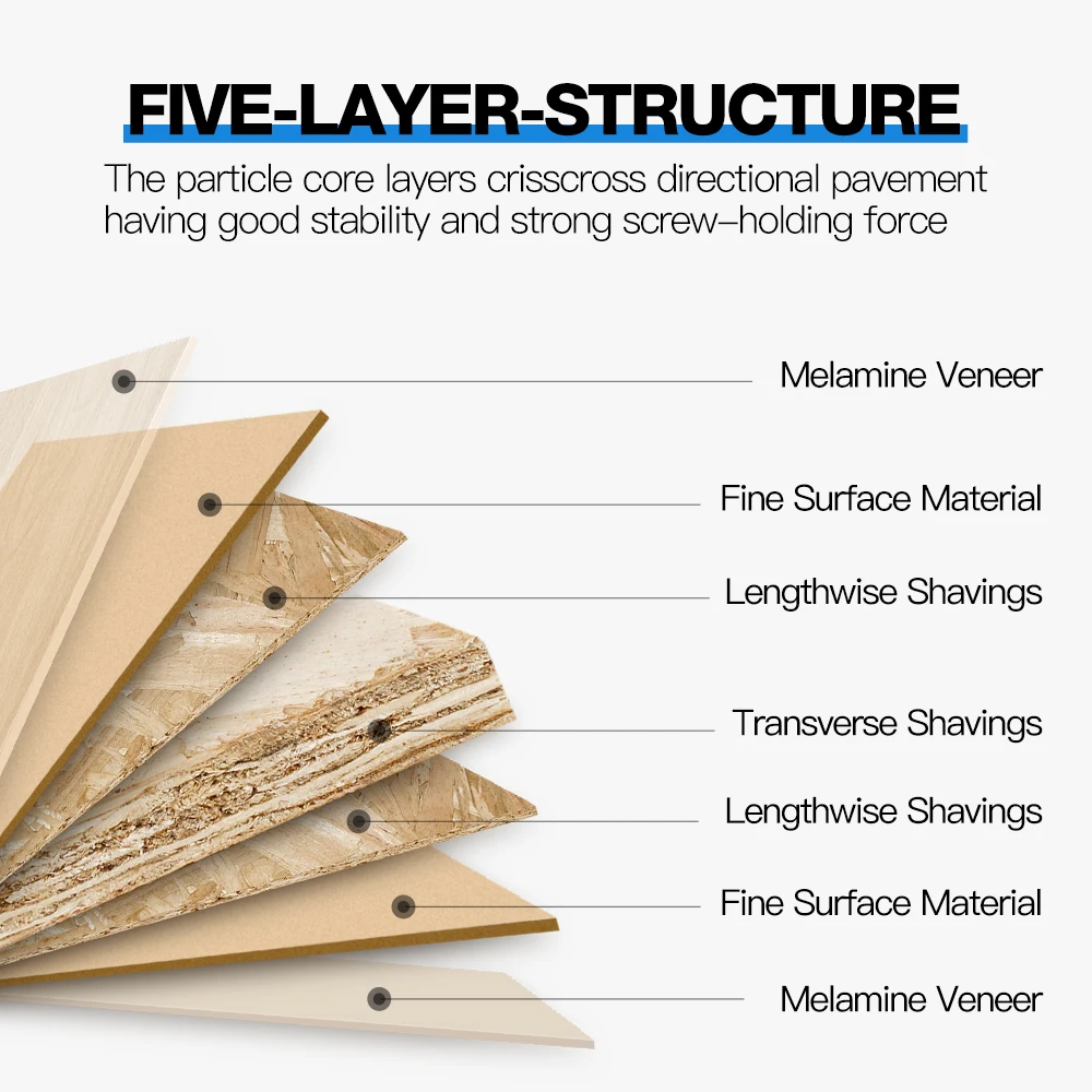 Topocean FOSB Strong nail holding force 8x4 wood sheets 4x8 12/15/18mm osb for Cabinet manufacture