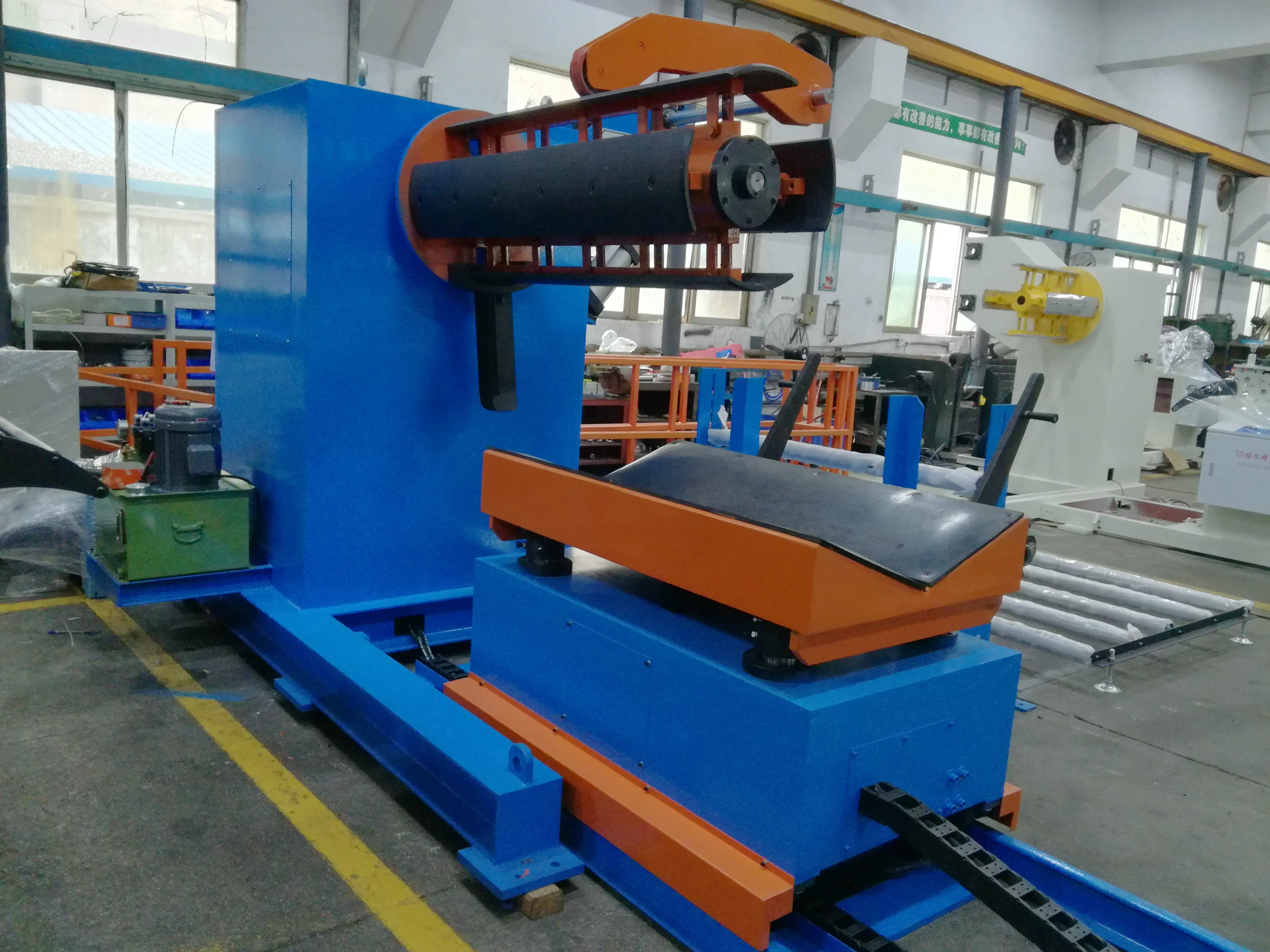 
Sheet Metal Uncoiler Decoiler For Coil Handing Equipment with loading car 