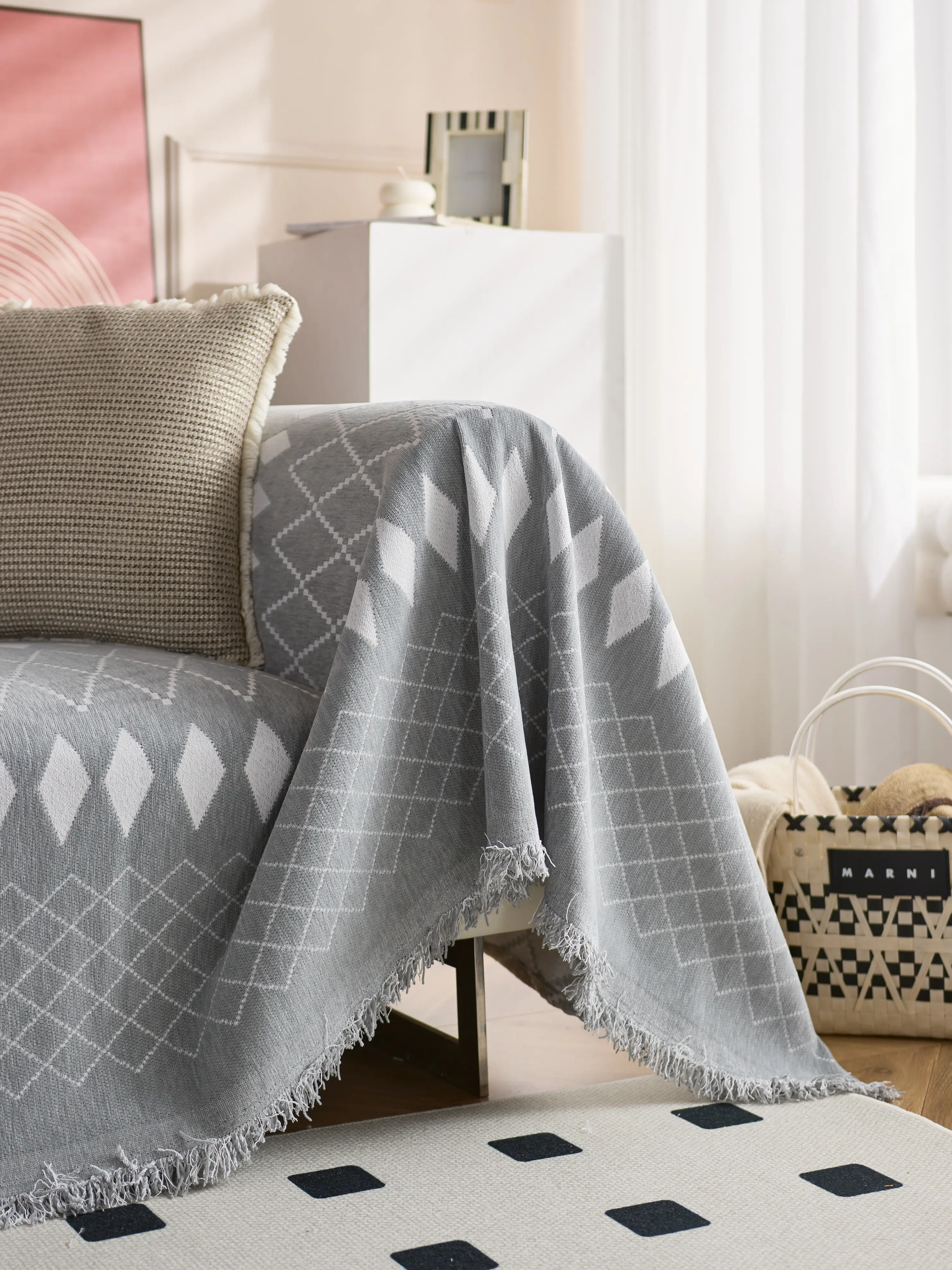 High-quality, minimalist, modern-day snow Neil, slip-on cover, easy-to-clean, full-cover protective upholstery Couch covers