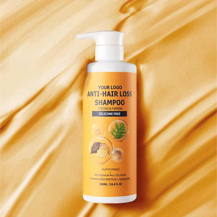Оптовая продажа индивидуальный логотип веганский шампунь для седых волос удаляющий жир ремонт поврежденных травяной против выпадения