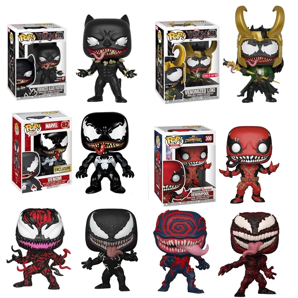 Venom Spiderman Corrupted Venom Carnage Venompool Vinyl PVC Action Figure Collection character  Model  Toys