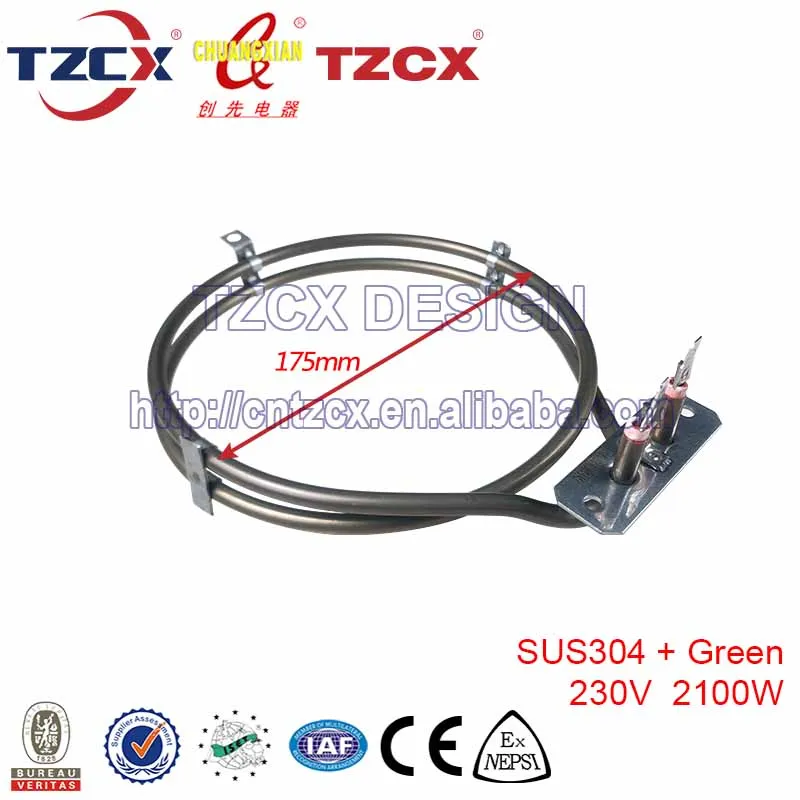 CE certified TZCX brand customized different watt and voltage round air heater oven  heating element