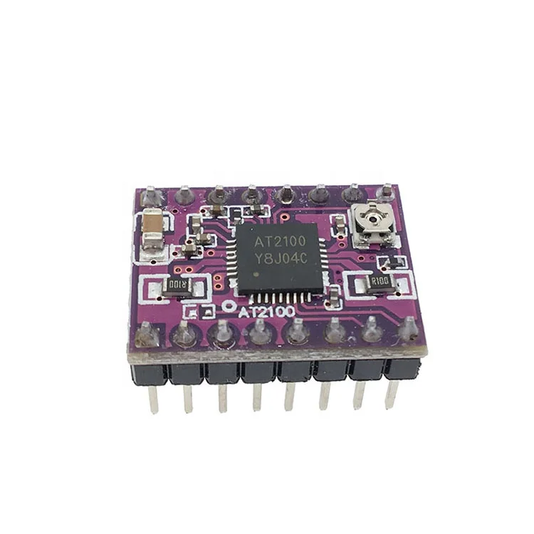 AT2100 Stepper Motor Driver Module instead TMC2100 TMC2208 With Heat Sink Super Silent For 3D Printing Motherboard