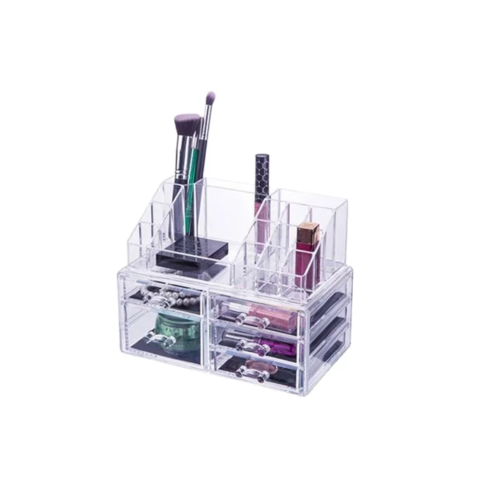 Jewelry Trays Wholesale Transparent Multifunctional Acrylic Makeup Organizer Cosmetics display Jewelry Tray