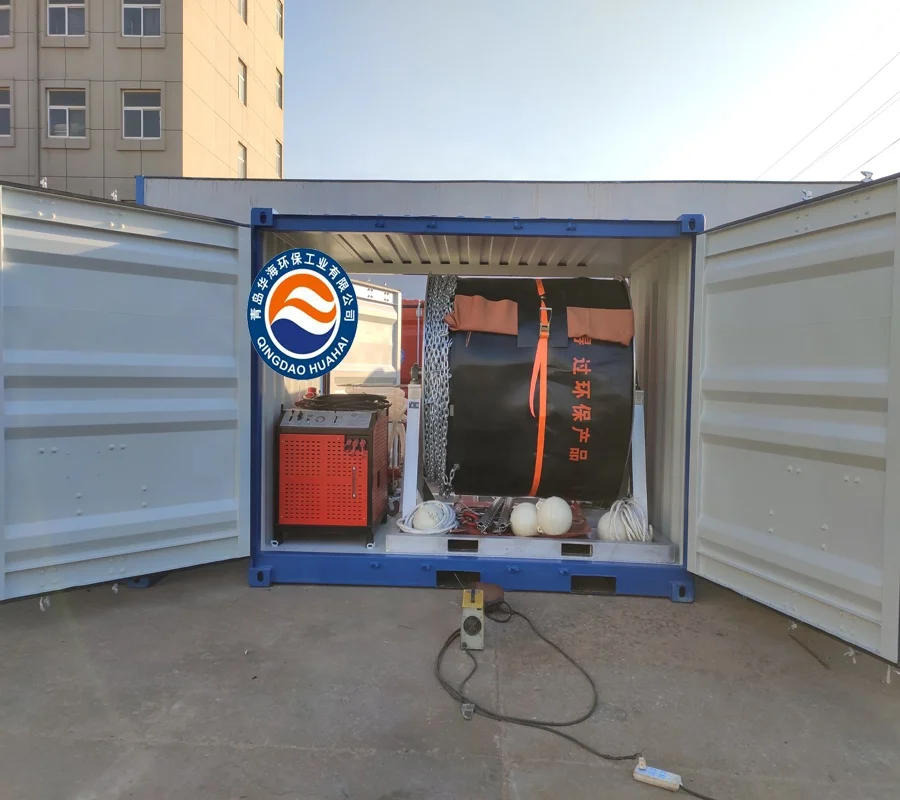 the popular customized  high resistance to prolonged sunlight any type of hydrocarbons solid Air Inflated type rubber Oil Boom