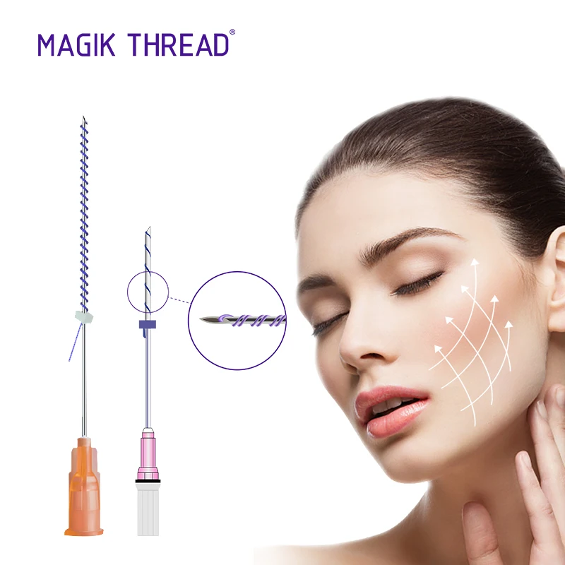 Двойная нить для век для омоложения кожи с сертификатом CE ISO