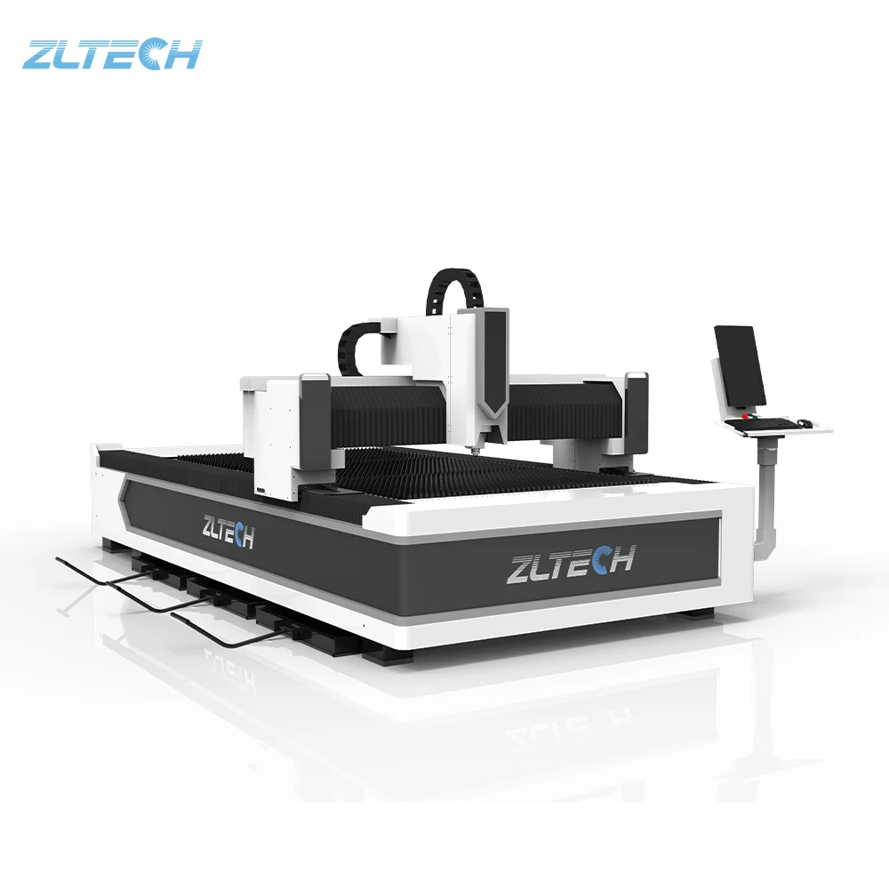 Платформа ZLTECH автоматический волоконно-лазерный резак высокое качество углеродное железо алюминий металл нержавеющая сталь