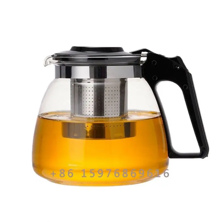 Teapot five piece set of glass flower tea pot large capacity household Kung Fu filter tea set spot wholesale glass teapot