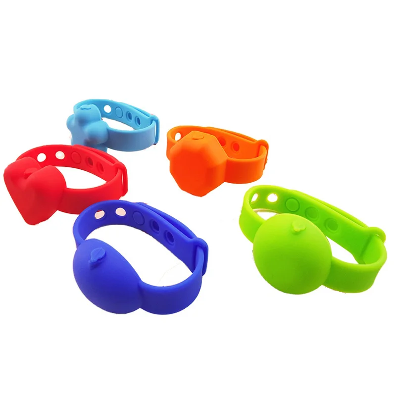 Portable Hand Wrist Sanitizer Bracelet Gel Hand Sanitizer Silicon Wristband Gel Dispenser Bracelet