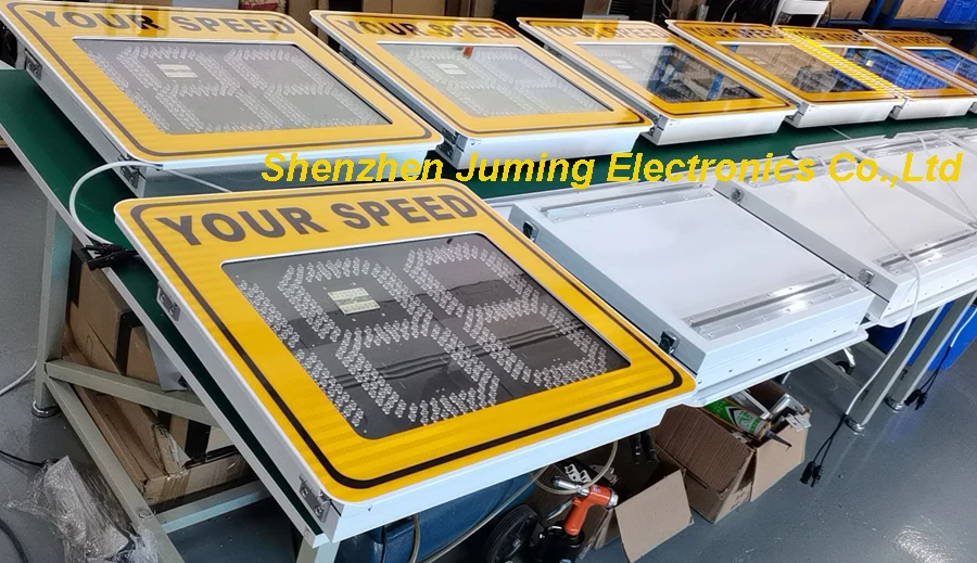 Factory Direct Traffic Speed  Limit Display Signs Led Car Digital Speed Display Solar Radar Speed Display Sign