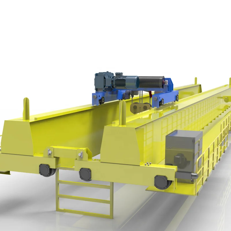 China Manufacturer Heavy Duty Electric Hook Lifting Double Girder Durable Bridge Crane 1-200 ton