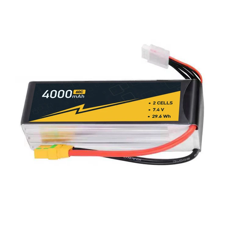 7 4 V 2S 3s 4s литий-ионный полимерный 4000mAh 60C Жесткий Чехол для радиоуправляемого автомобиля mi Дрон лодка батарейный блок
