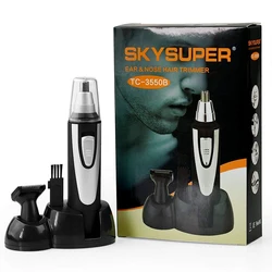 Триммер для волос в носу и ушах, безболезненное водонепроницаемое удаление волос на лице и бровях, машинка для стрижки носа