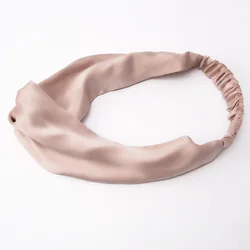 Wholesale care hair fashion spa headband mulberry silk sleep headbands
