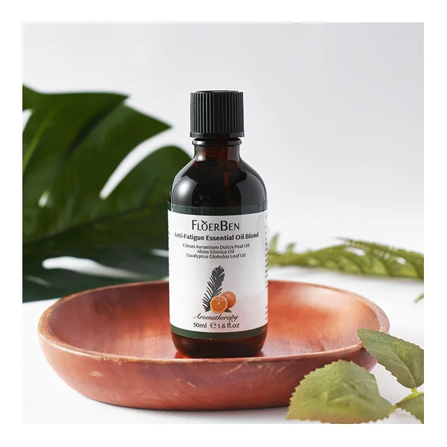 Anti-Fatigue 50Ml Essential Oil (New) Oem/Odm Organic Essential Oils Private Label By Litres Wholesale