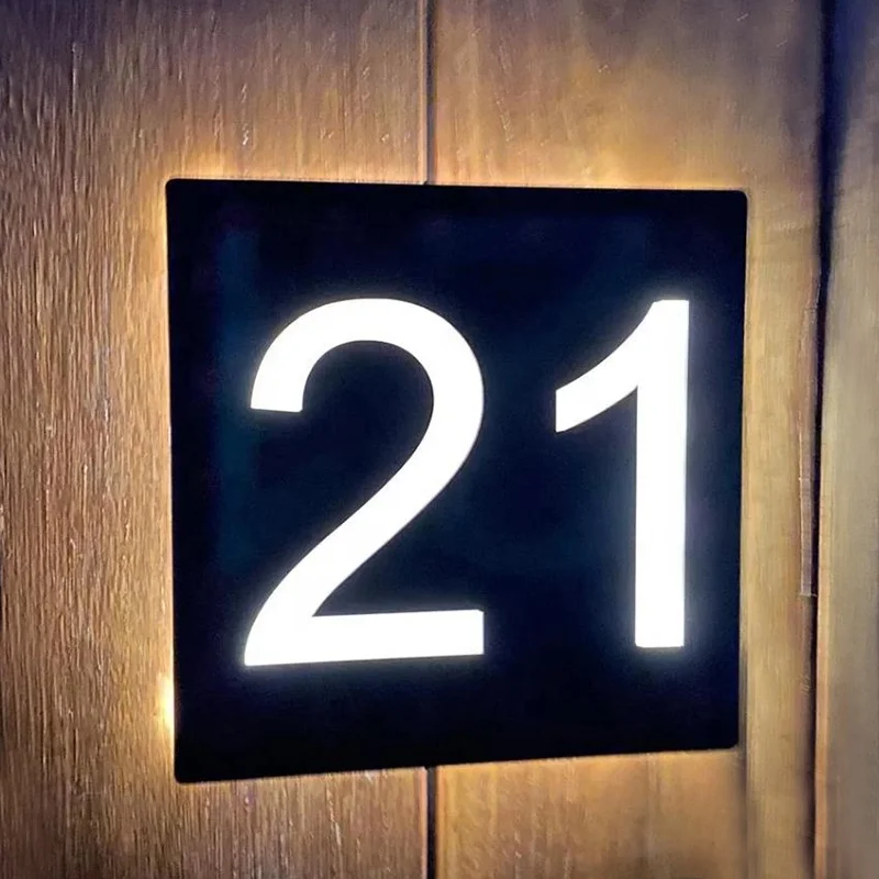Электронные вывески Светодиодные номера домов поставщик квартир отель вывеска номера домов