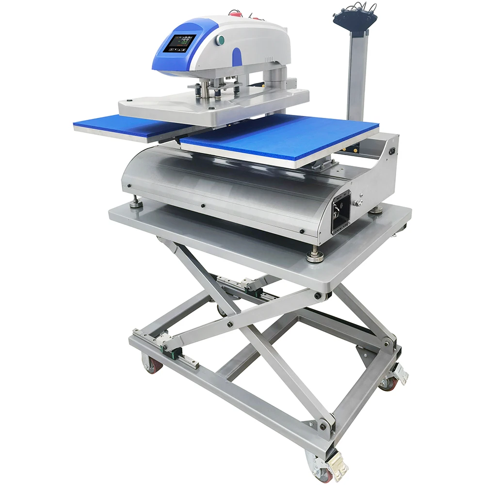 NEW design High Pressure Slide Rail Auto-Open large format 40*50 cm 16 x 20 automatic heat press machines for t-shirt