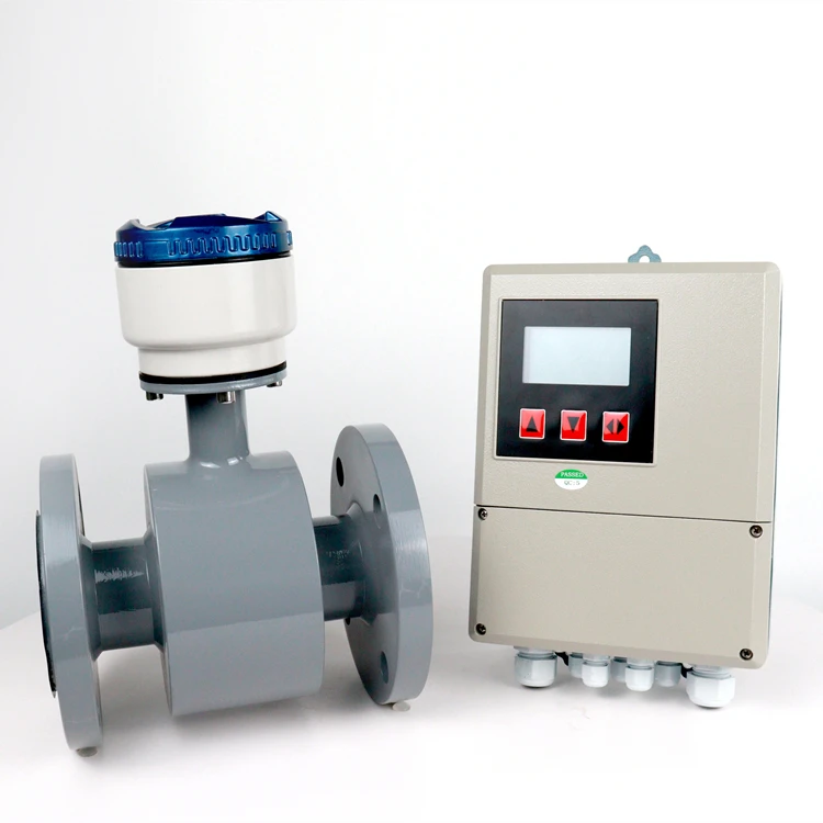 2' 3' 4-20mA acids alkalis modbus wireless flowmeter remote flow meters Low micro Split Type Mag electromagnetic flowmeter