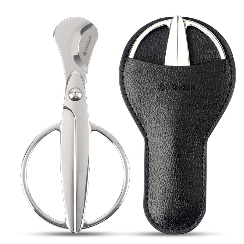 Wholesale Custom Stainless Steel smoking tools Cigar Accessories Cigar Cutter Scissors for sale