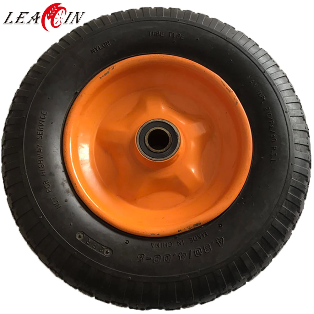 Cheap Wholesale Small Pneumatic Rubber Tire Wheel Barrow Wheel 16 inch 4.00-8