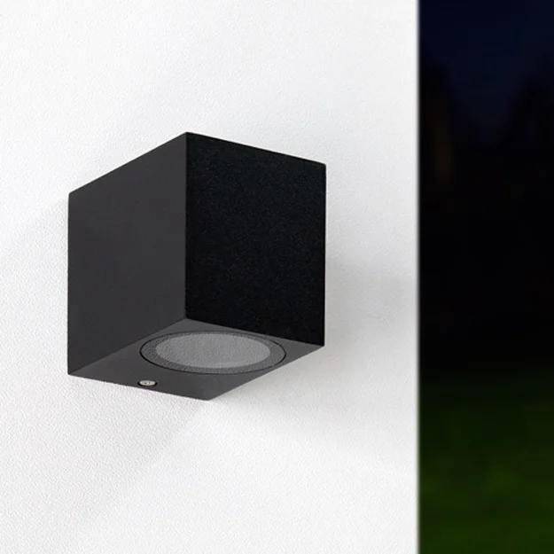 contemporary aluminum waterproof fixed downward gu10 mounted up and down modern outdoor wall light