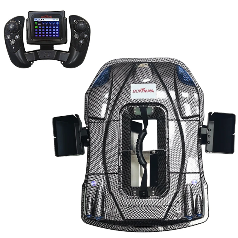Boatman Leader-gps fishing bait boats rc bait boat gps 56 point remote controlled plastic carp autopilot boat bait fishing china