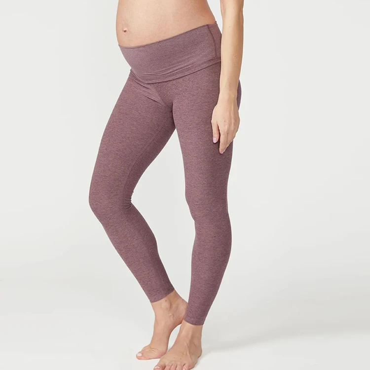 
Active OEM Adjustable High Elastic maternity leggings pregnant clothes pants for women 