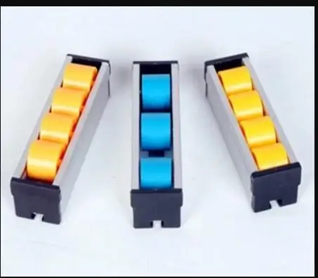 Fluent alloyed plastic roller roller track sliding track for shelf roller track system from suqian