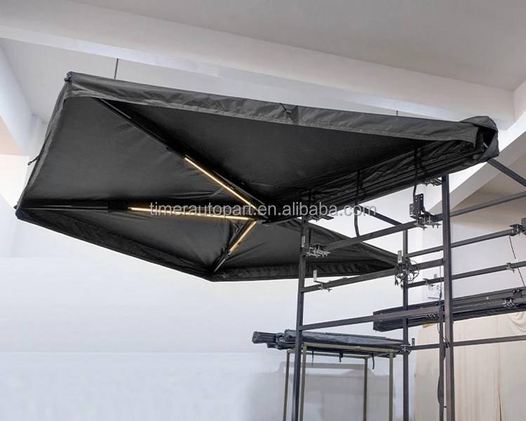 Outdoor Self Driving Equipment Car Side Tent Sunscreen Waterproof Overland Awning 270 Degrees Curtain Suv Large Space